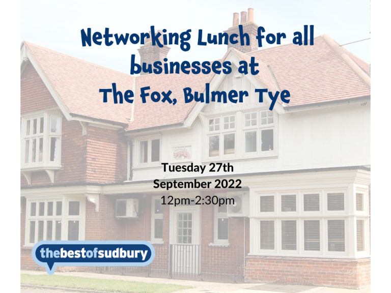 thebestof Sudbury Networking Lunch at The Fox, Bulmer