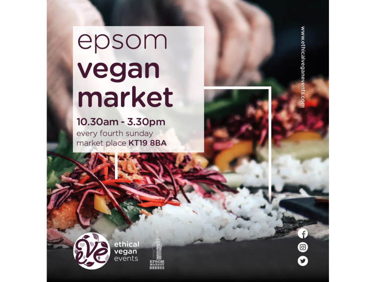 The #Epsom Vegan Market with @Eve_Vegan #VeganMarket