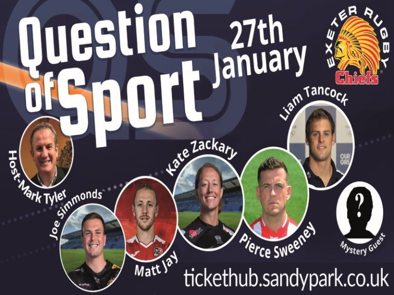 Question of Sport at Exeter Chiefs 