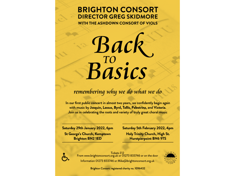 Brighton Consort - Back to Basics