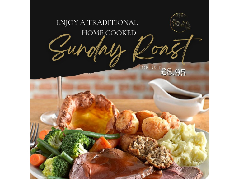 Sunday Lunch at The Ivy House Pub