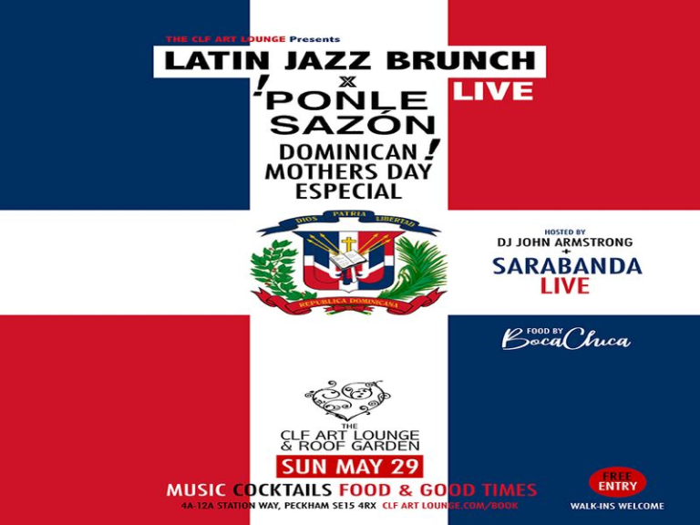 Latin Jazz Brunch Live x Ponle Sazon - Dominican Mothers Day Especial with Sarabanda, Free Entry