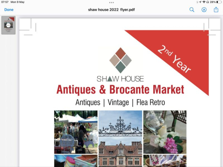 Newbury Antiques and Brocante market