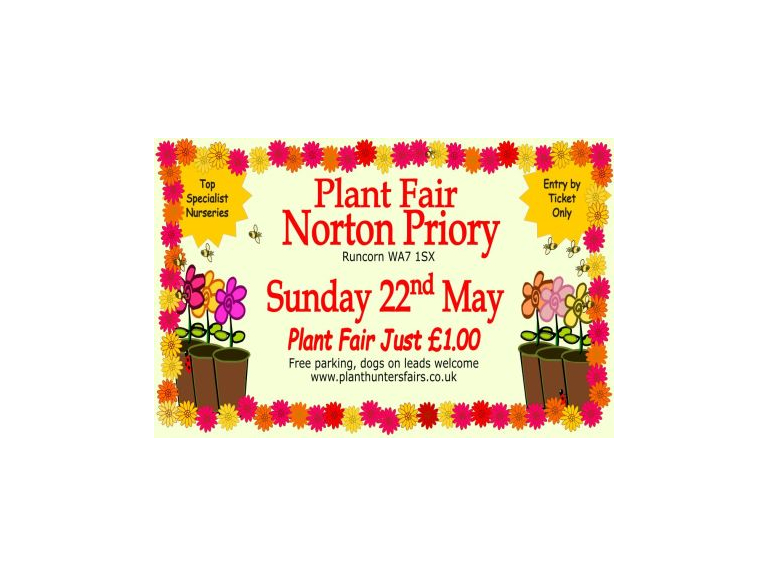 Plant Hunters' Fair at Norton Priory on Sunday 22nd May