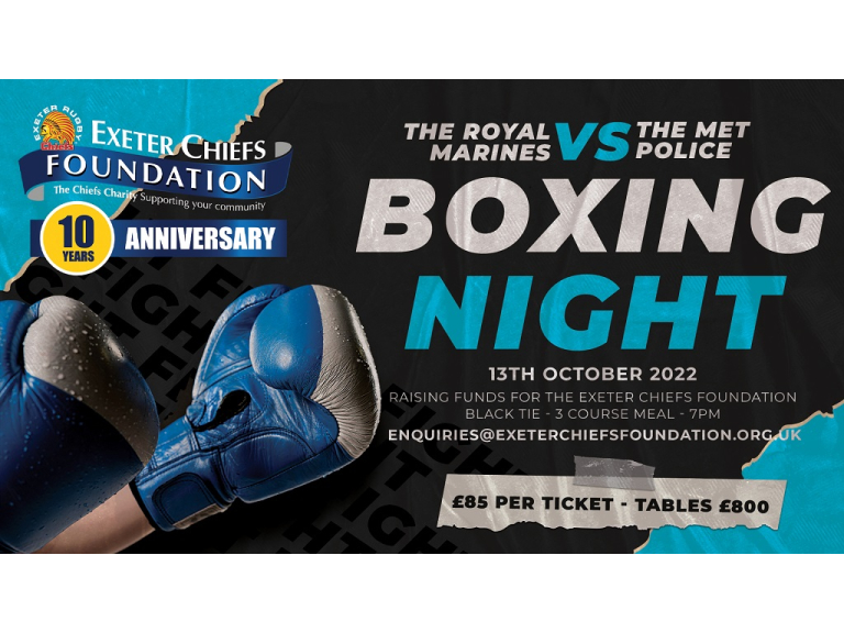 Charity Boxing Evening - Marines face The Met