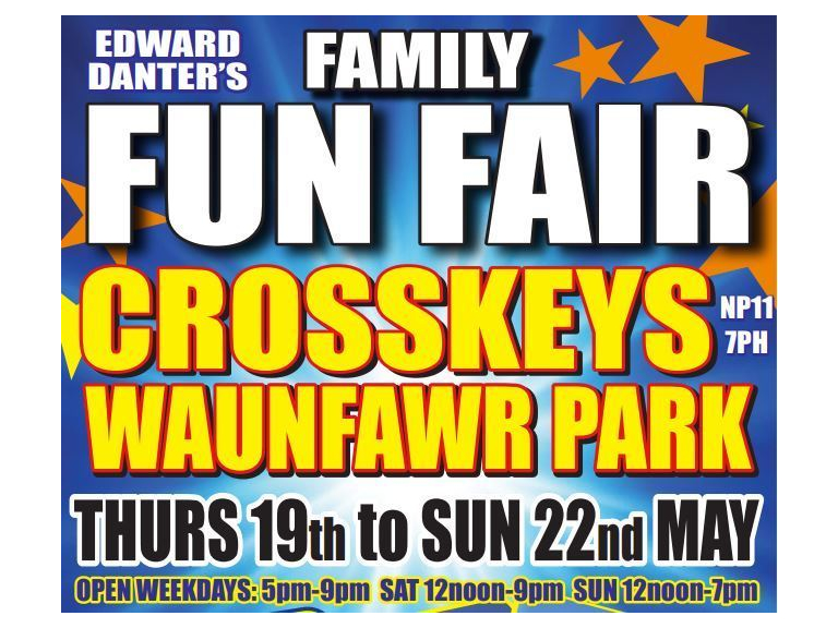 Edward Danter's Family Fun Fair Thursday 19th - Sunday 22nd May