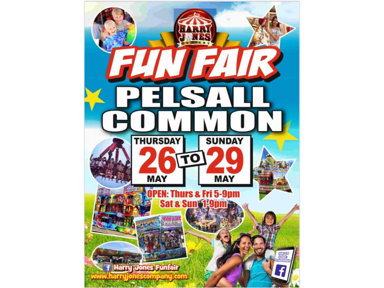 Fun Fair on Pelsall Common May 2022