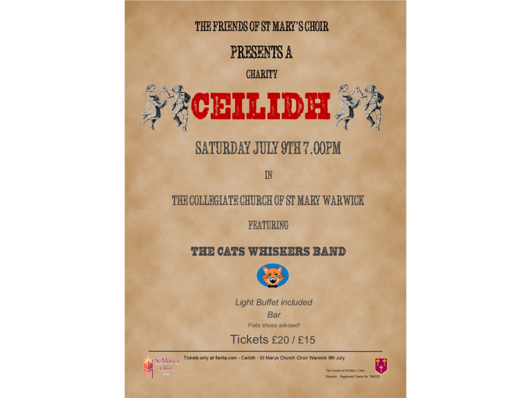 Ceilidh - a fantastic evening of dancing in St. Mary's Warwick