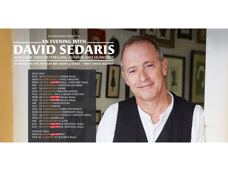 An Evening With David Sedaris - Coming to Cardiff August 22! 