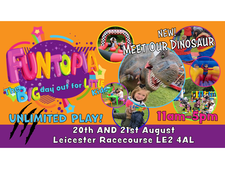 Funtopia Festival with Dinosaur Encounters at Leicester