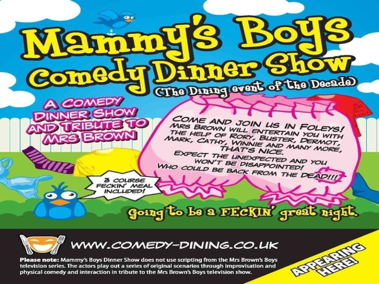 Mammy's Boys Dinner show - Watford 19/08/2022