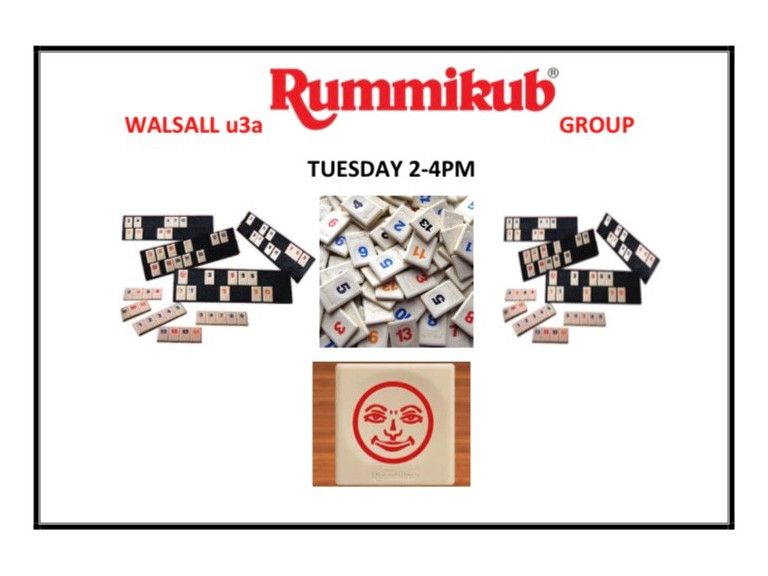 Walsall u3a Rummikub Group
