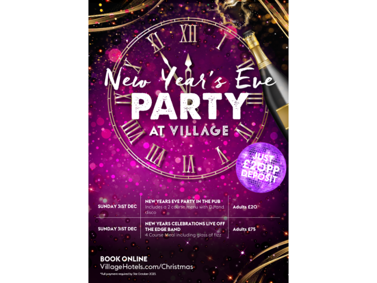 New Year's Eve Party at Village Hotel, Bury