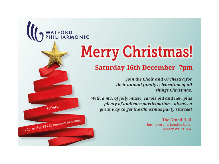 Merry Christmas from Watford Philharmonic Society