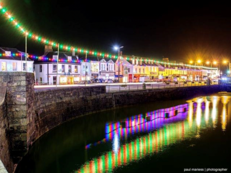 Christmas lights switch on - The Bridge