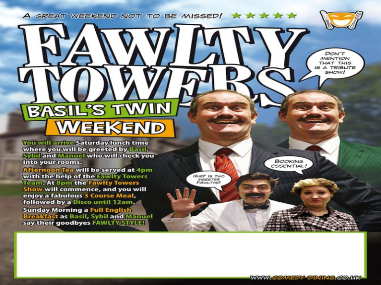 Fawlty Towers Basil's Twin 03/02/2024