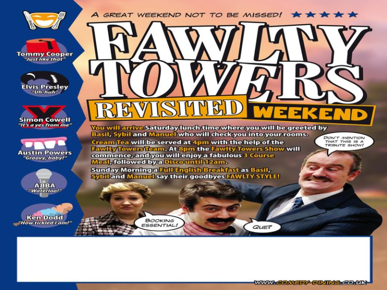 Fawlty Towers Revisited Weekend 10/02/2024