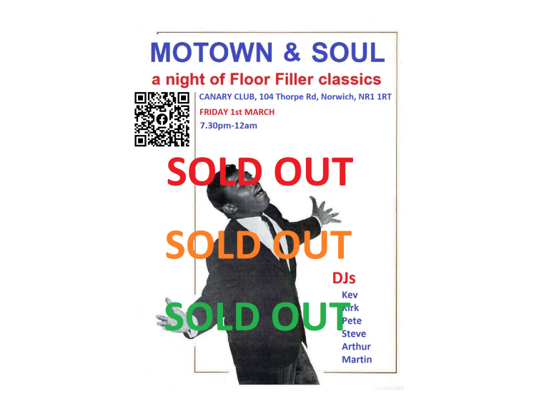 Motown and Soul a night of Floor Filler Classics