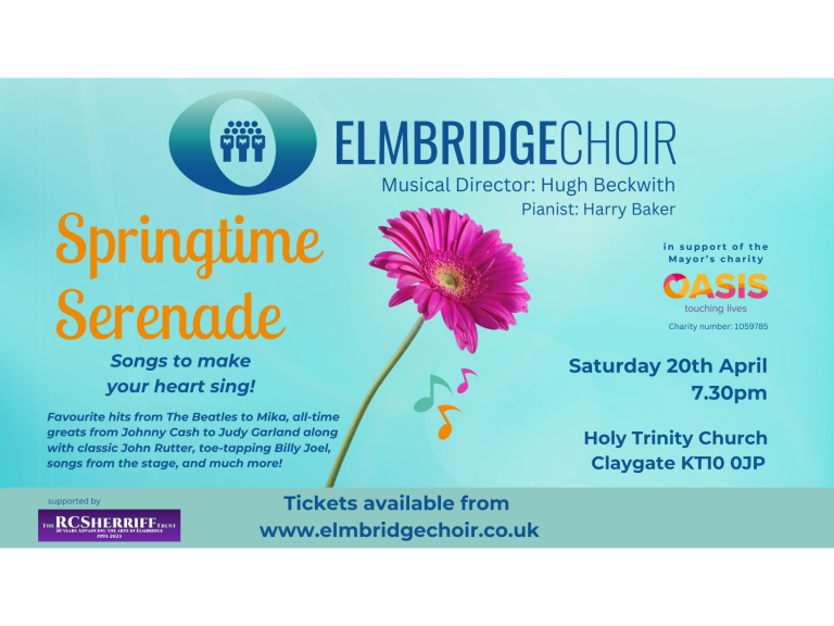 Elmbridge Choir presents "Springtime Serenade" - songs to make your heart sing!