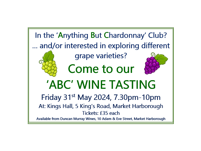 'Anything But Chardonnay' Wine Tasting at Duncan Murray Wines