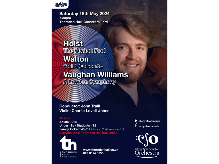 Holst, Walton and Vaughan Williams | City of Southampton Orchestra