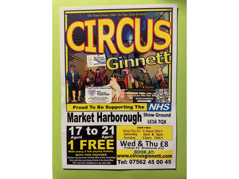 Circus Ginnett is Coming To Harborough!