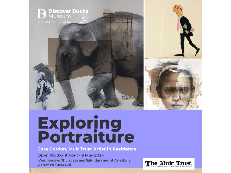 Exploring Portraiture - Artist in Residence at Discover Bucks Museum