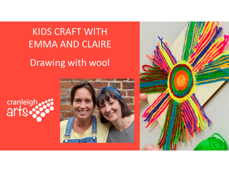 Kids’ Craft with Claire and Emma – Drawing With Wool