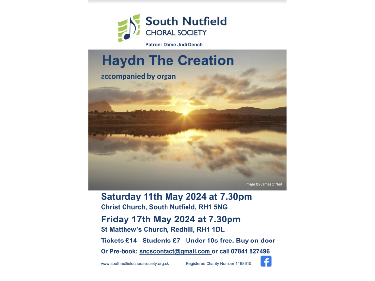 South Nutfield Choral Society Summer Concerts