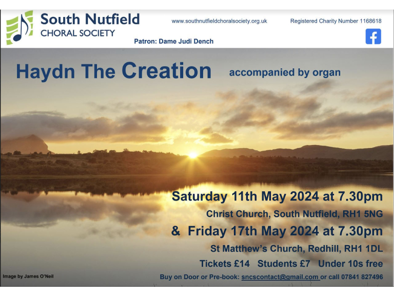 South Nutfield Choral Society Summer Concerts #Nutfield #Redhill