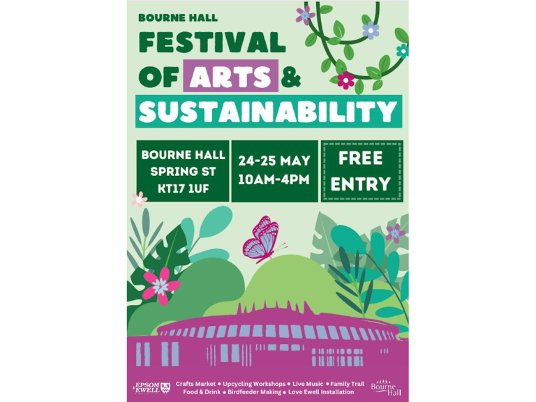 Bourne Hall to run Festival of Arts and Sustainability @BourneHallEwell #Epsom