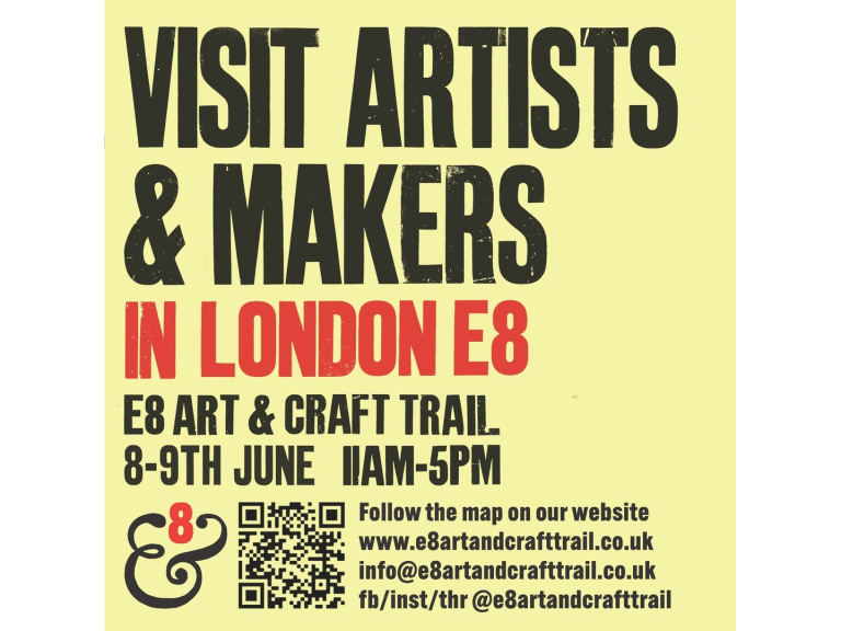 E8 Art and Craft Trail 8-9 June 2024 London E8 - open homes and studios