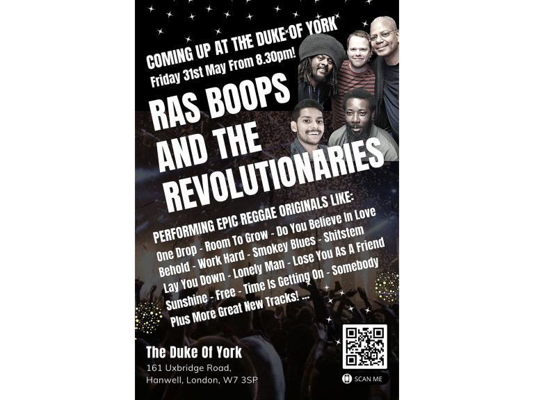 Ras Boops and The Revolutionaries at the Duke of York