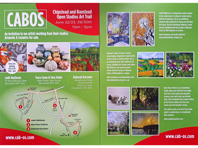 Local Artists #OpenStudios #Chipstead and #Banstead
