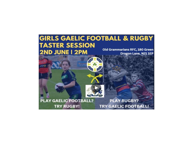 Girls Rugby and Gaelic Footbal Taster Session