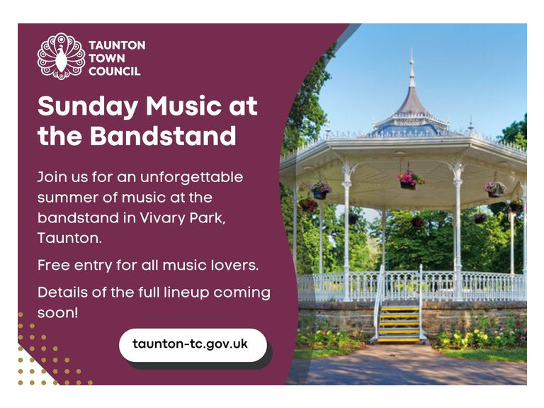 Music on Sundays at Vivery Park Taunton