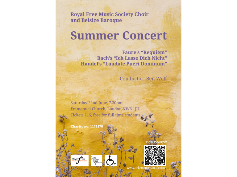 Summer Concert - Bach, Fauré, and Handel