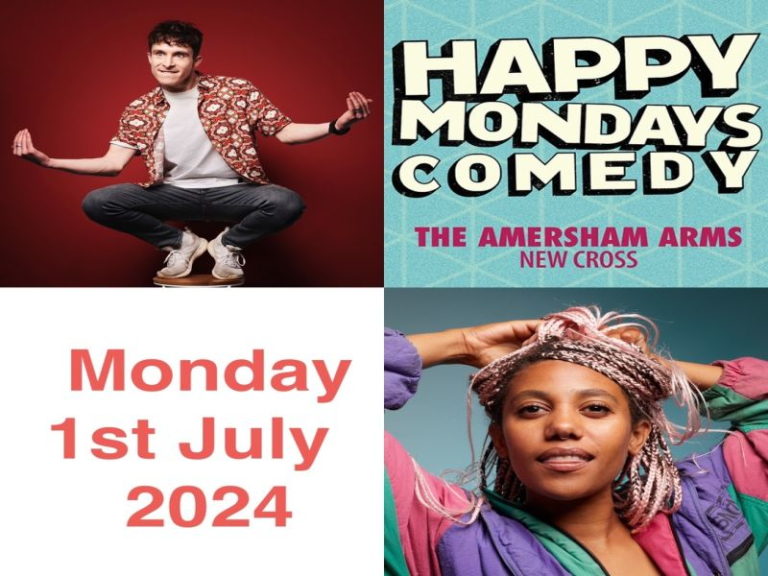 Happy Mondays Comedy at The Amersham Arms New Cross : Larry Dean , Kate Cheka Edfringe Previews
