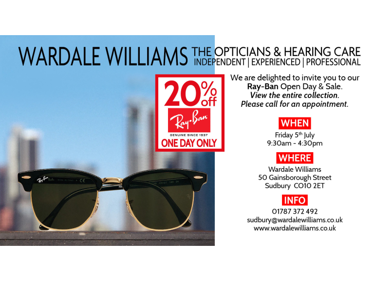 Wardale Williams Ray-Ban Open Day & Sale