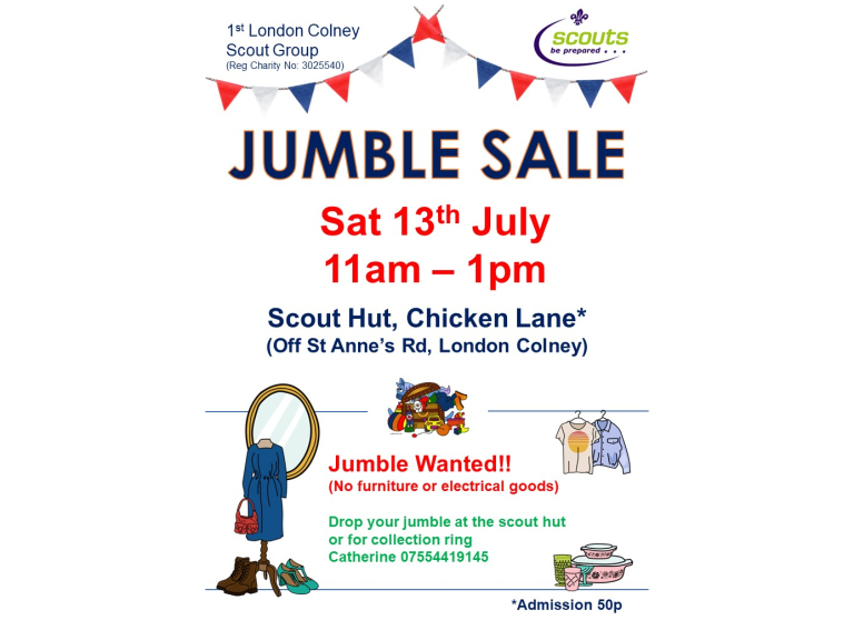 Jumble Sale – 1st London Colney Scouts