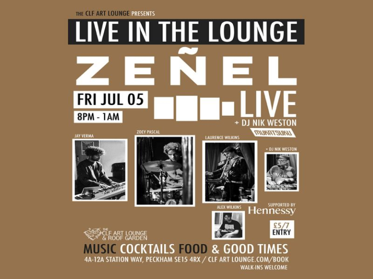 Zenel Live In The Lounge + DJ Nik Weston