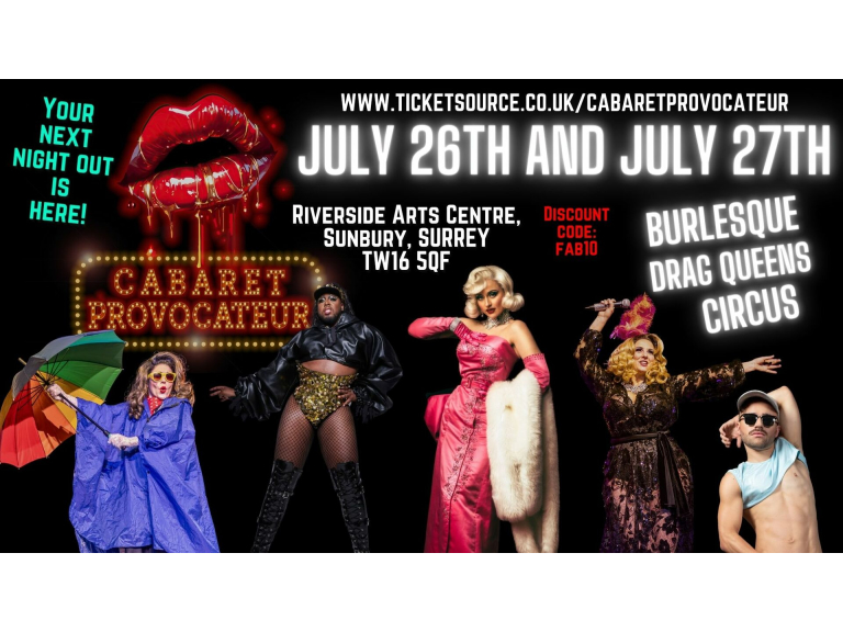 Cabaret Provocateur - Surrey - JULY 2024