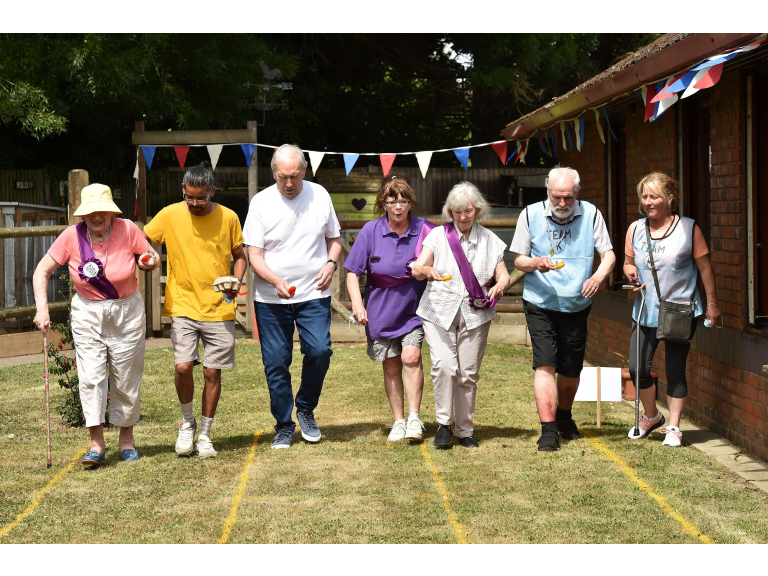Going for gold! Sale care home hosts sports day for local community