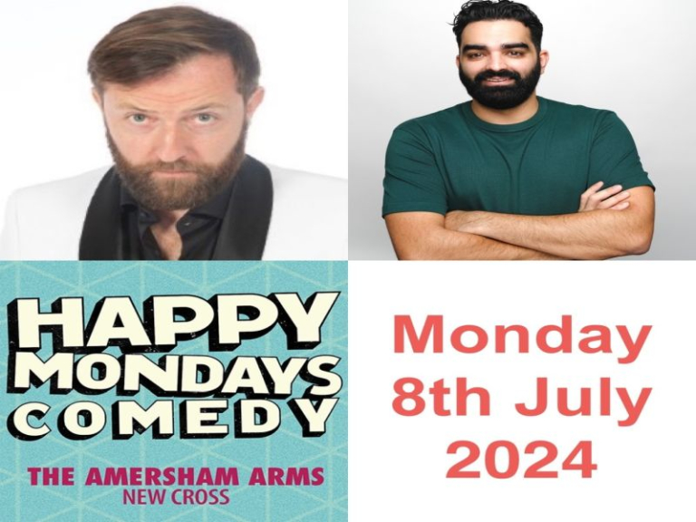 Happy Mondays Comedy at The Amersham Arms New Cross : Andrew Maxwell , Peter Rethinasamy