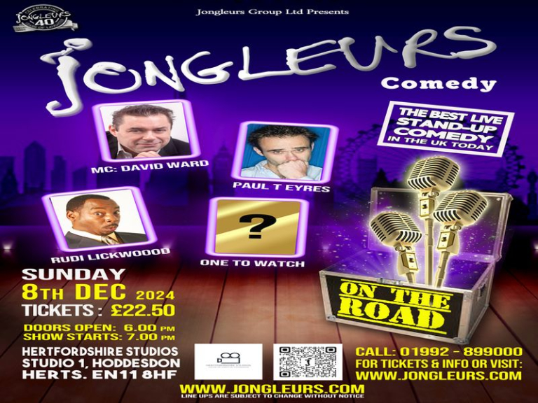 Jongleurs @Hertfordshire Studios, Hoddesdon