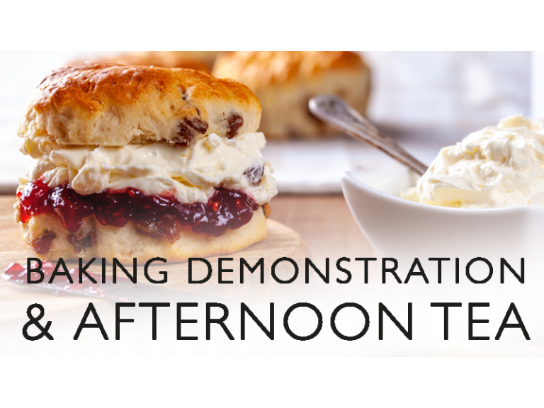 Scone Baking Demonstration and Afternoon Tea with Beccy
