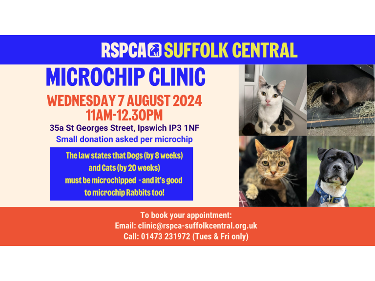 Donation-only microchipping clinic
