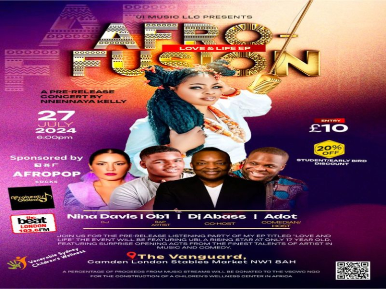 Afrofusion Soul: Love and Life - A Pre-Release Concert by Nnennaya Kelly