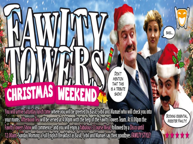 Fawlty Towers Christmas Weekend 16/11/2024