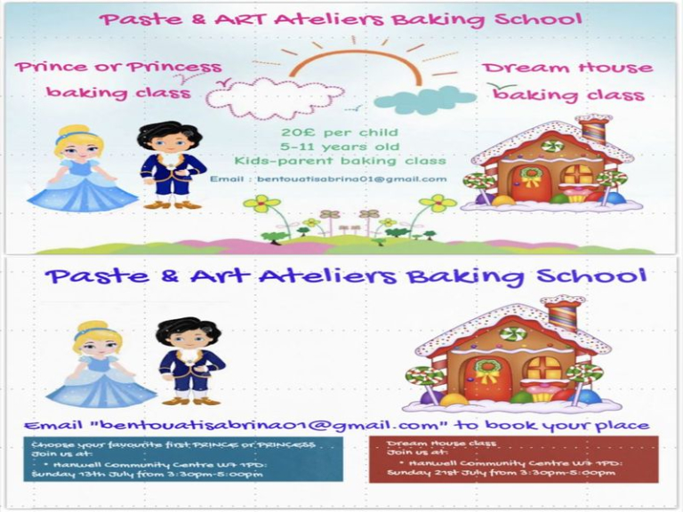 Kids-parents Baking Classes